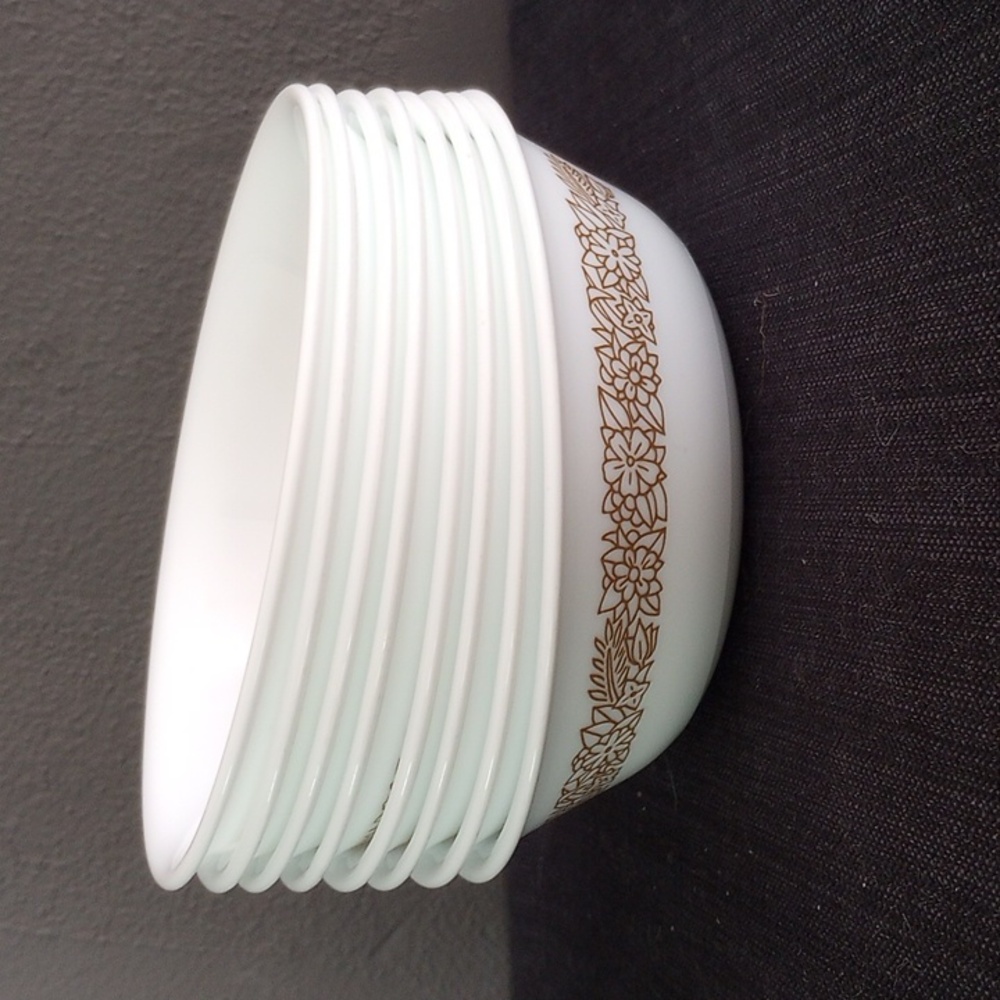 Corelle Woodland Cereal Bowls - Set of 8 - Vintage